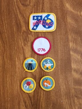 Vintage Cadette Girls Scouts Badges from 1975-1980
